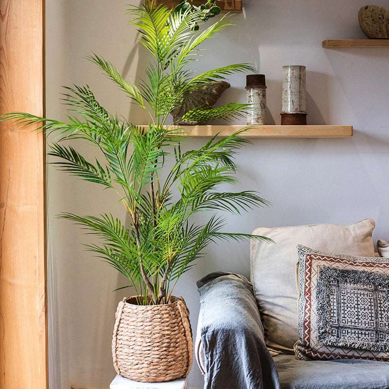 Bring A Touch Of The Tropics To Your Home With This Stunning 125cm Large Artificial Palm Tree