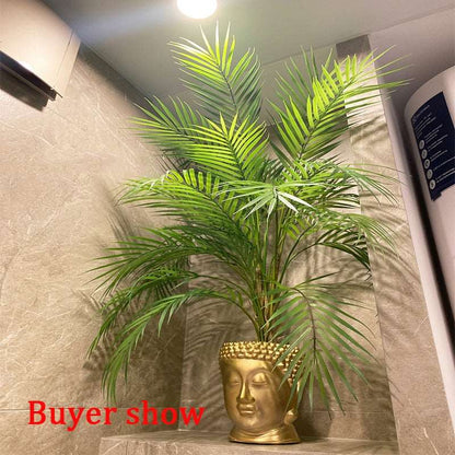 Bring A Touch Of The Tropics To Your Home With This Stunning 125cm Large Artificial Palm Tree