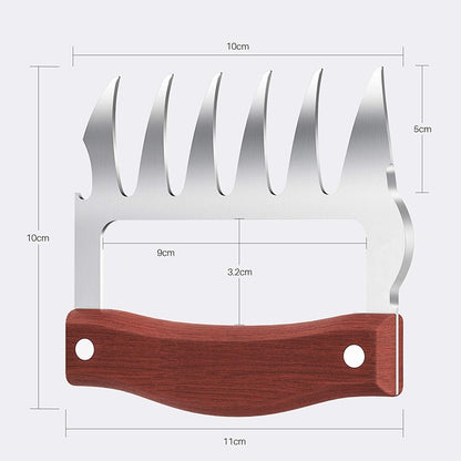 LMETJMA Bear Claws™ Stainless Steel BBQ Meat Shredder™