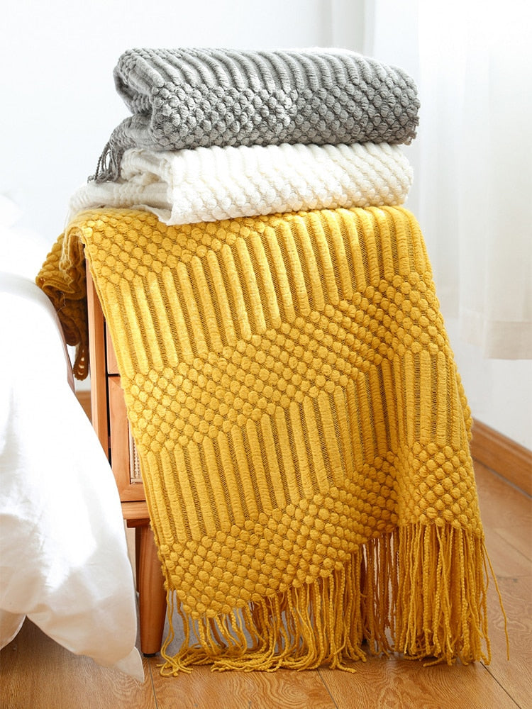 Blanket Cover Nordic Home Decor Portable Breathable Shawl SnuggleCloud™
