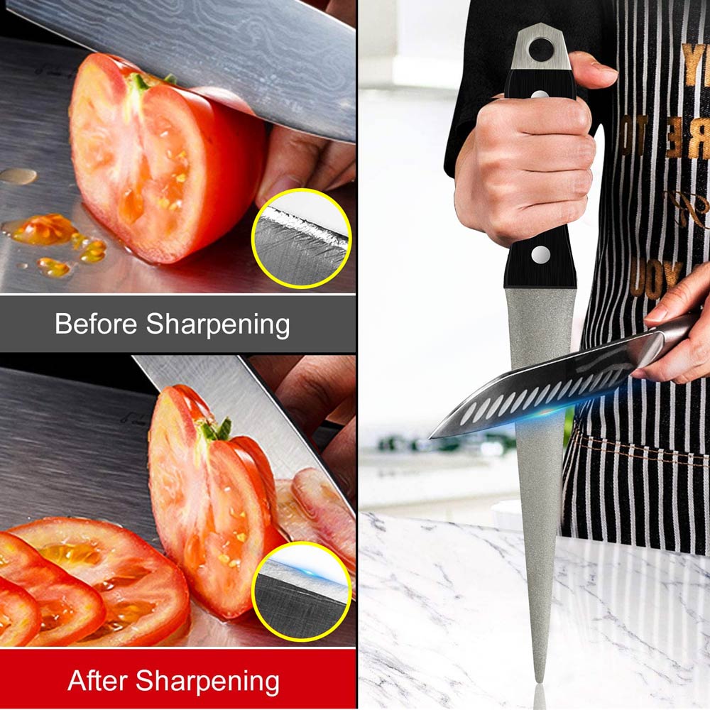 Whetstone Stone Diamond™ Knife Sharpener Curved Surface™
