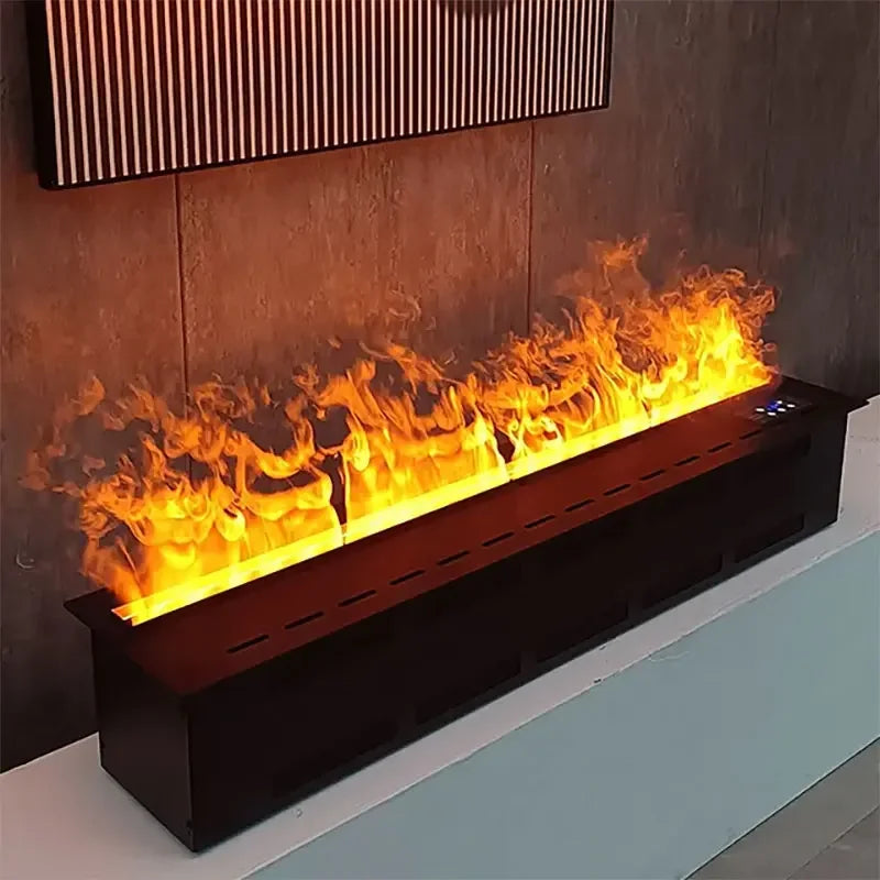 New 3D Fog LED Atomization™️ Flame Electric Remote Control Water Vapor Fireplace