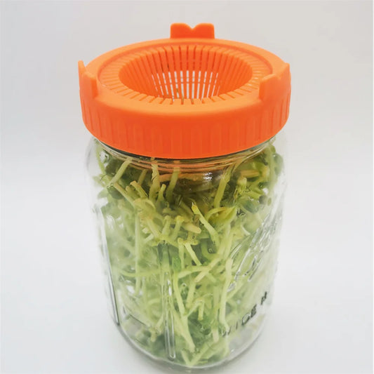 Cover Strainer Mason Cans Lid™️ Sprouting Net Cover Strainer Gardening Seed