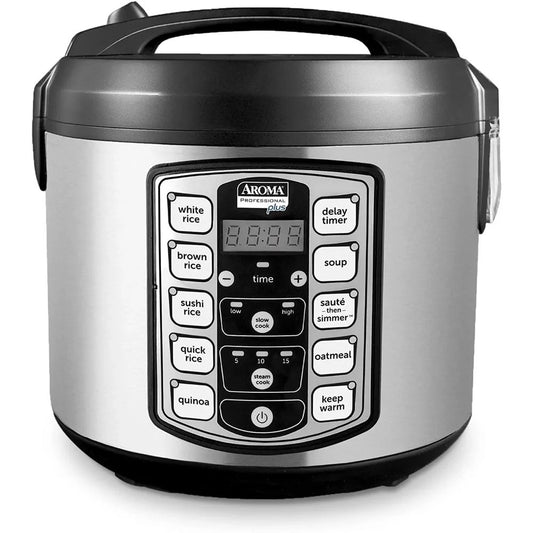 Multicooker Food Steamer Stainless Exterior Nonstick Pot 20-Cup™️