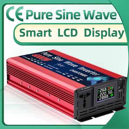 Portable Power Voltage Converter Car Solar Inverter Pure Sine Wave™ DC To AC
