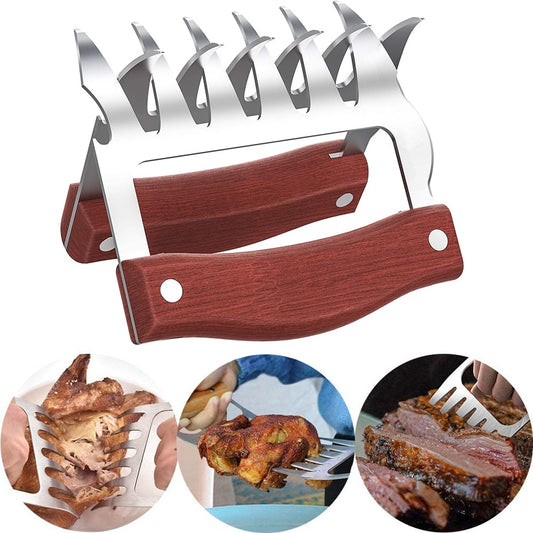 LMETJMA Bear Claws™ Stainless Steel BBQ Meat Shredder™